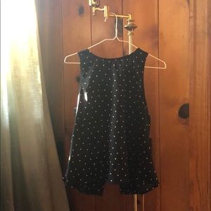 Abound Open-Back Black Tank Top